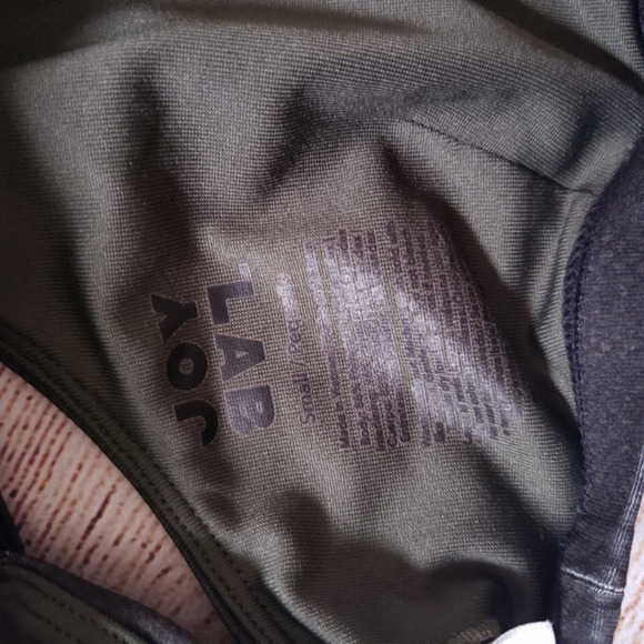 ❤️JOY LAB black green strappy sports bra S - Picture 5 of 5